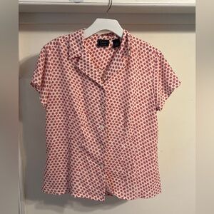 Laura Scott Pink Floral Blouse